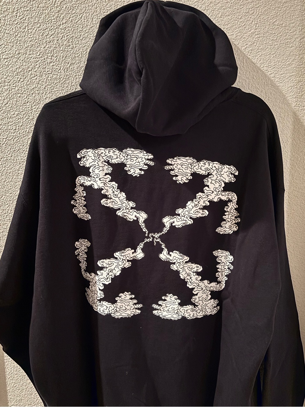 Off-White Cloud Arrow Hoodie Black Men’s Large NWT